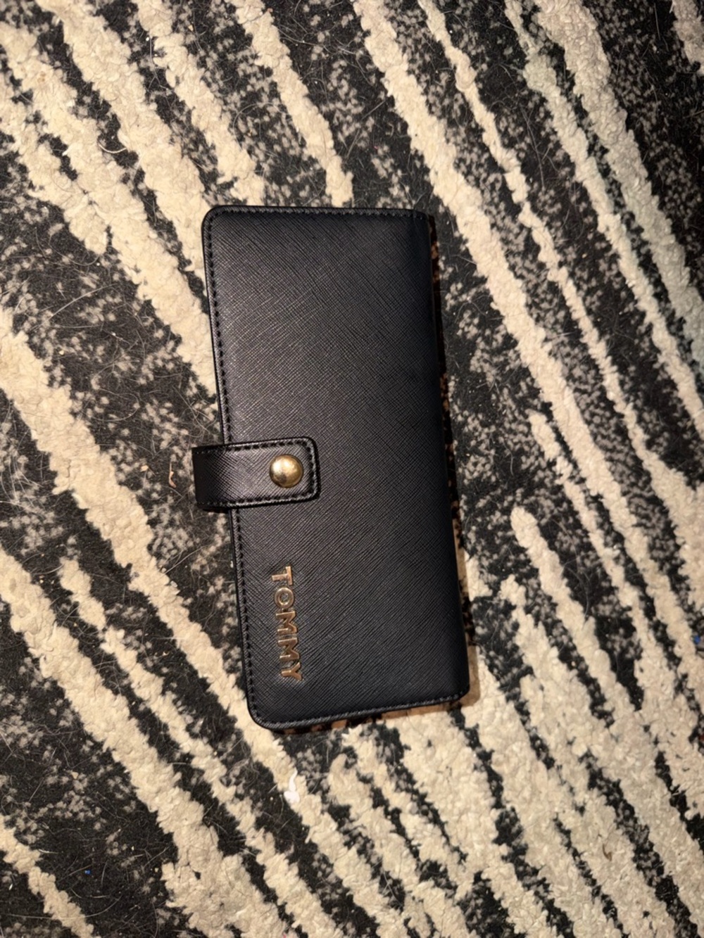 Tommy Hilfiger Black Wallet Phone Case
